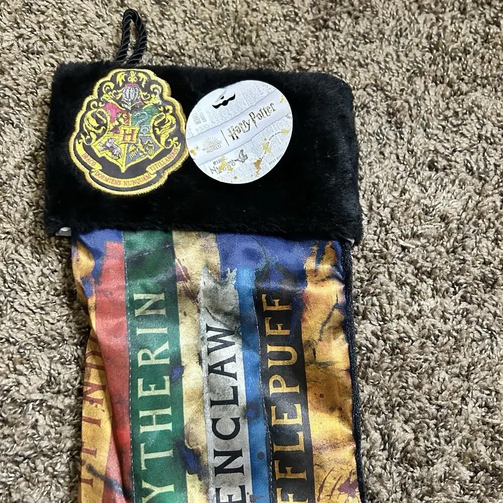 Harry Potter Kurt Adler Printed Christmas Stocking - NEW WITH TAGS